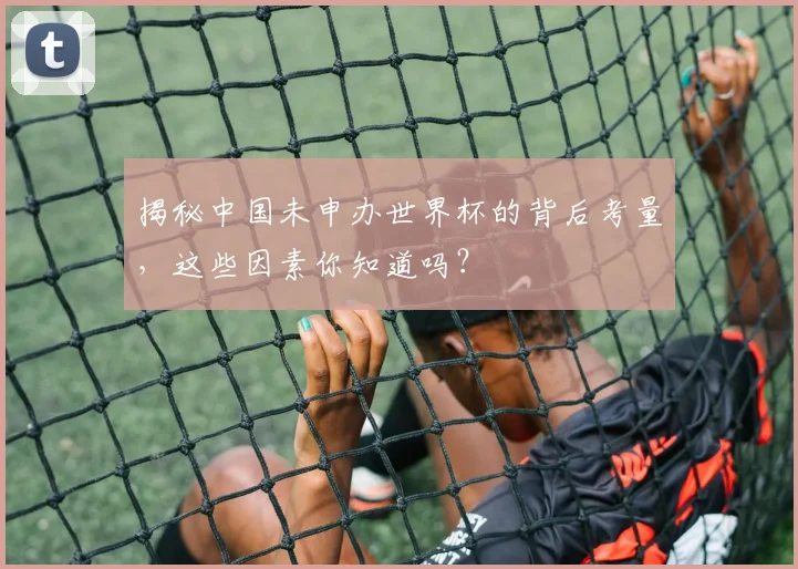 揭秘中国未申办世界杯的背后考量，这些因素你知道吗？